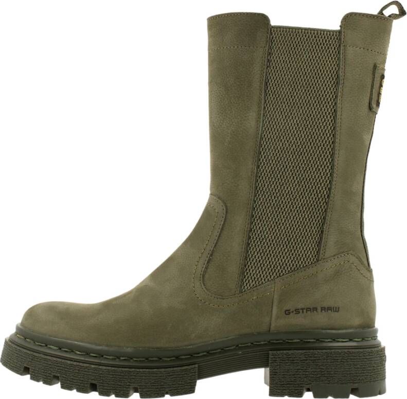 G-Star Trendy Chelsea Boot voor vrouwen Groen Dames