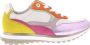 Gabor 46.375 Zilver Oranje Paars Offwhite Roze Sneaker - Thumbnail 2