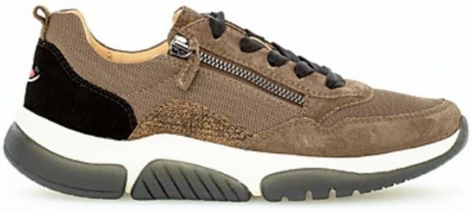 Gabor rollingsoft sensitive 76.938.30 dames wandelsneaker bruin - Foto 6