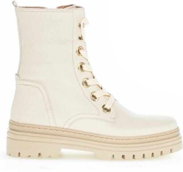 Gabor Best Fitting Beige Veterboot Uitneembaar Voetbed - Foto 5