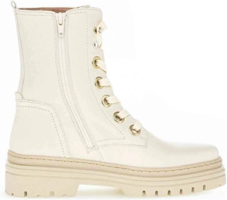 Gabor Best Fitting Beige Veterboot Uitneembaar Voetbed - Foto 4