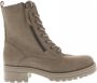 Gabor Beige Suède Veterschoen Beige Dames - Thumbnail 2