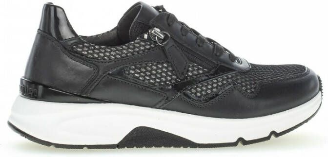 Gabor rollingsoft sensitive 96.896.57 dames rollende wandelsneaker zwart - Foto 2
