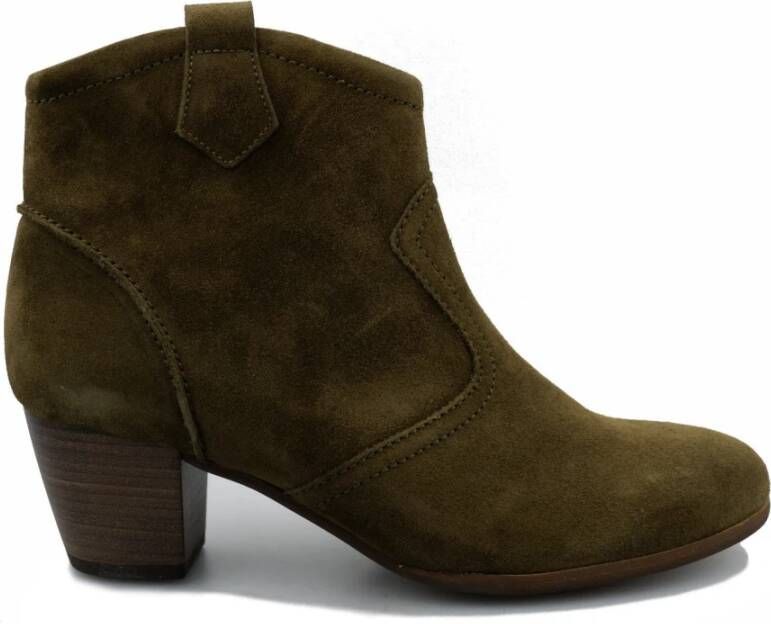 Gabor Ankle Boots Groen Dames