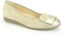 Gabor Stijlvolle Beige + Goud Ballerina`s Beige Dames - Thumbnail 1