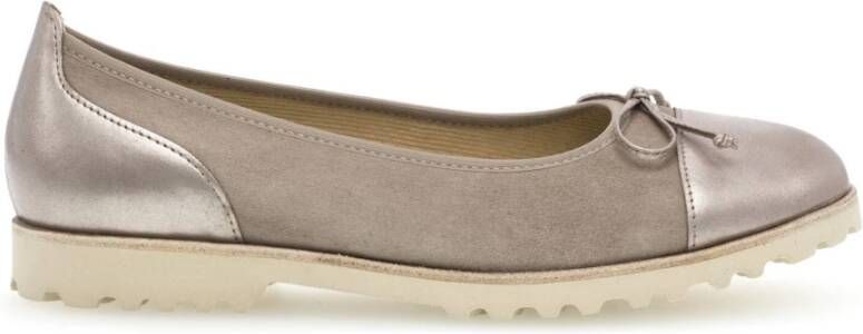 Gabor Beige Ballerina Schoenen Beige Dames