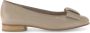 Gabor Beige ballerina's in lederen combinatie Beige Dames - Thumbnail 1
