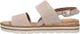Gabor Beige Comfort Sandalen met Elastische Band Beige Dames - Thumbnail 2