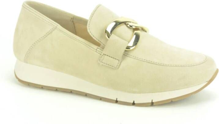 Gabor Beige daim Loafer+Gar.RunnerZ. Beige Dames