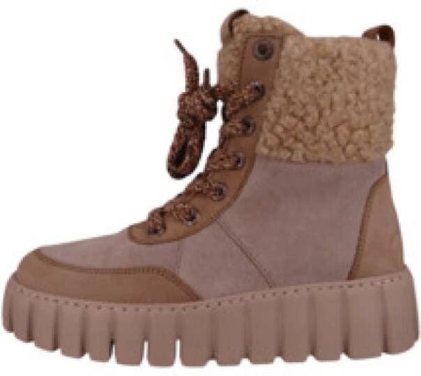 Gabor Beige Dames Enkellaarzen Stijlvol Model