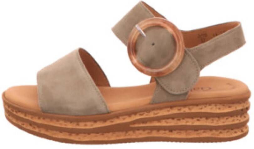 Gabor Sleehaksandaaltjes zomerschoen sandaal keilhak met trendy keilhak - Foto 5