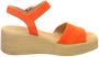Gabor Oranje Suède Sandalen 531 Stijlvol Model Orange Dames - Thumbnail 12