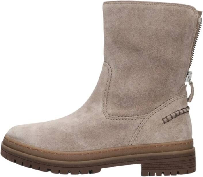 Gabor Beige Enkellaarzen voor Herfst Winter
