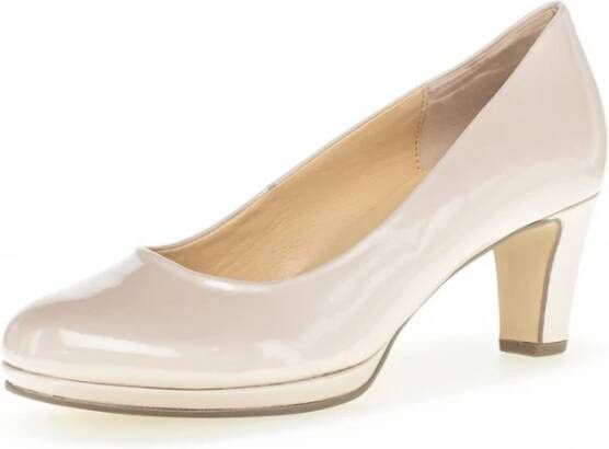 Gabor Beige Klassieke Pumps Beige Dames