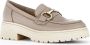 Gabor Beige Leren Loafers voor Dames Beige Dames - Thumbnail 1