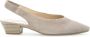 Gabor Beige Leren Slingback Hakken Beige Dames - Thumbnail 2