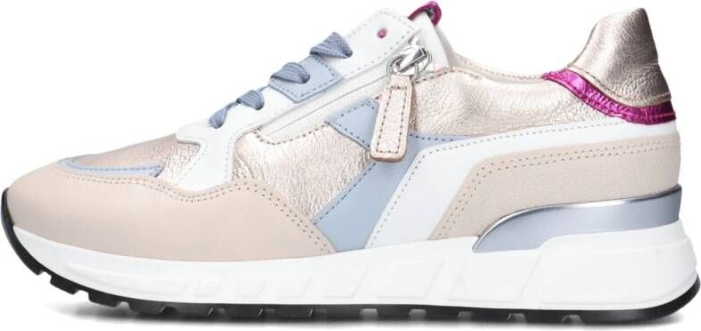 Gabor Beige Low-Top Sneakers met Chunky Zool