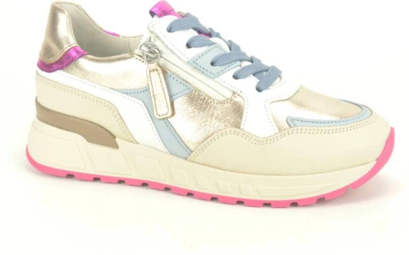 Gabor Beige Multi Runner Stijlvolle Sneakers