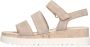 GABOR Sandalen Dames 660 1 Maat: 44 Materiaal: Suède Kleur: Beige - Thumbnail 2