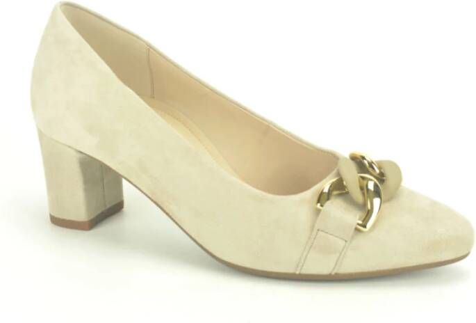 Gabor Beige Pumps Verhoog je Stijl Beige Dames