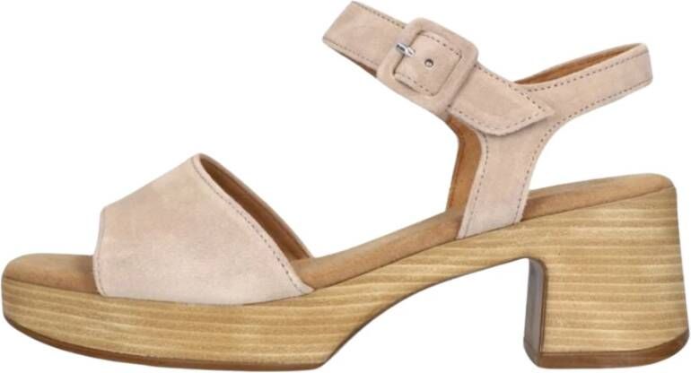 GABOR Sandalen Dames 721.1.0 Maat: 41 Materiaal: Suède Kleur: Beige - Foto 2