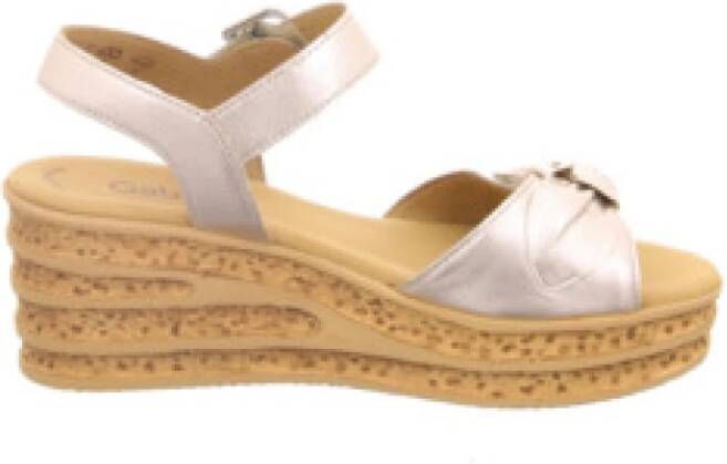Gabor Beige sleehak sandalen voor dames