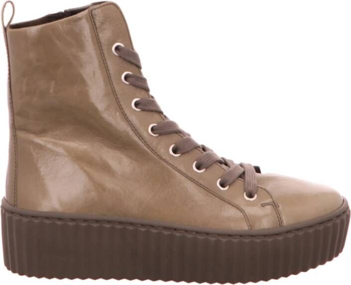 Gabor Hoge veterschoenen met een opvallende plateauzool - Foto 3