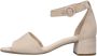 Gabor Beige Suède Comfort Sandalen 902 Beige Dames - Thumbnail 2