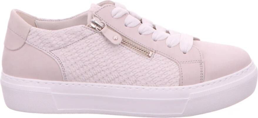 Gabor Beige Vrijetijdsveterschoenen voor dames