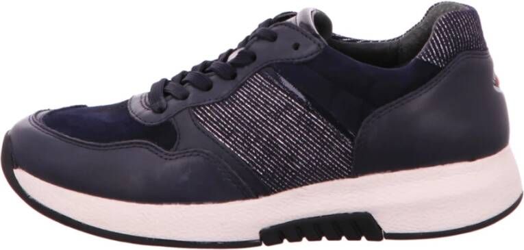 Gabor Blauwe Casual Schoenen Blue Dames