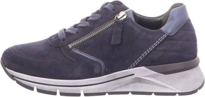 Gabor Blauwe Casual Schoenen Blue Dames