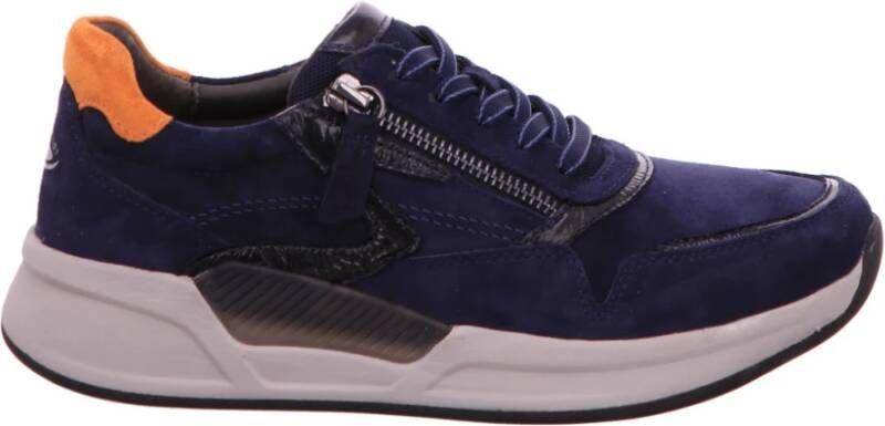 Gabor Blauwe Casual Veterschoen voor Dames