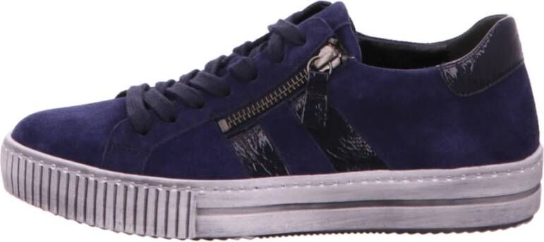 Gabor Blauwe Casual Veterschoen voor Dames