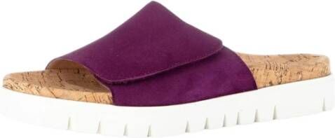 Gabor Blauwe Dames Slippers Comfort Stijl
