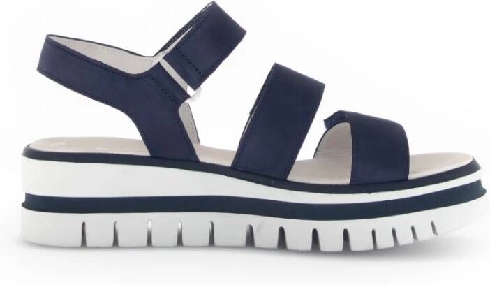 Gabor Blauwe Damessandaal Zomercollectie