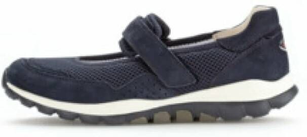 Gabor Blauwe damessneaker comfortabel en veelzijdig
