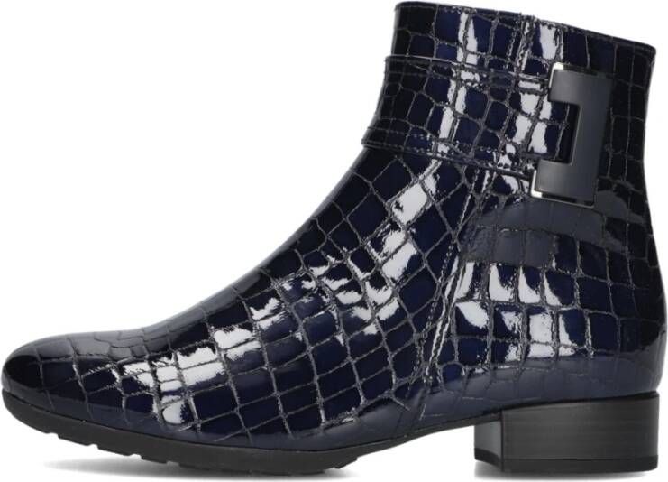 Gabor Blauwe enkellaarsjes model 712