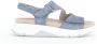 Gabor Blauwe Leren Sandalen Rollingsoft Stijl Blue Dames - Thumbnail 1