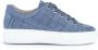 Gabor Blauwe Leren Sneaker Trendy Gewatteerde Stijl Blue Dames - Thumbnail 2