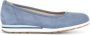 Gabor Blauwe nubuck leren ballerina's Blue Dames - Thumbnail 2