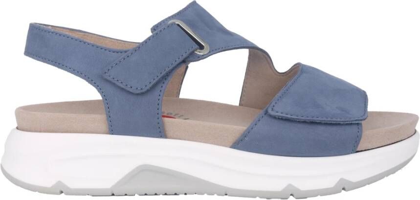 Gabor rollingsoft sensitive 86.885.26 dames rollende wandelsandaal Blauw