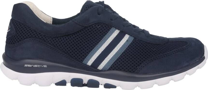 Gabor Blauwe rollende sneaker voor vrouwen