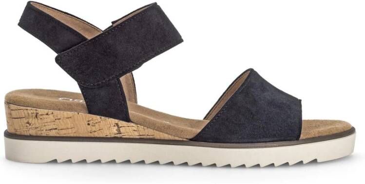 Gabor Blauwe Sandalen Blue Dames