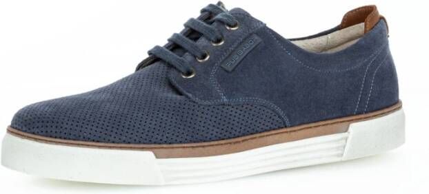 Gabor Blauwe Veterschoenen Blue Heren