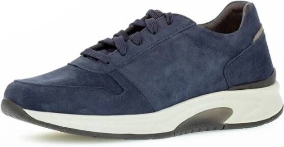 Gabor Blauwe Veterschoenen Blue Heren