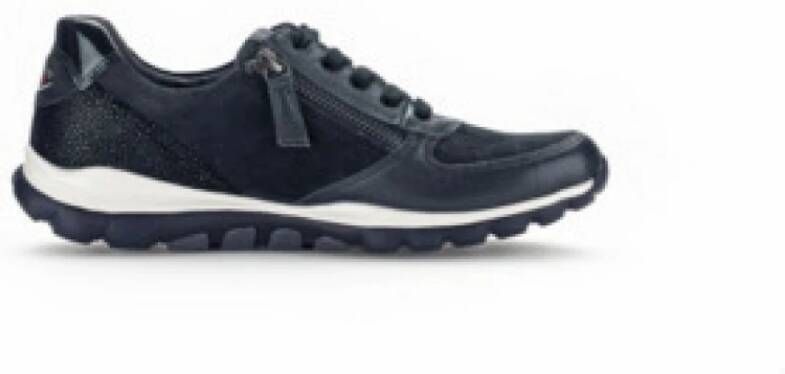 Gabor Blauwe Veterschoenen voor Dames