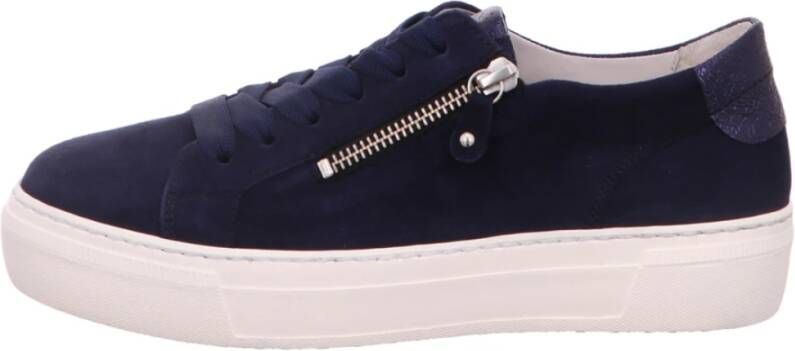 Gabor Blauwe vetersneakers voor dames