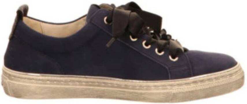 Gabor Blauwe Vetersneakers voor Dames
