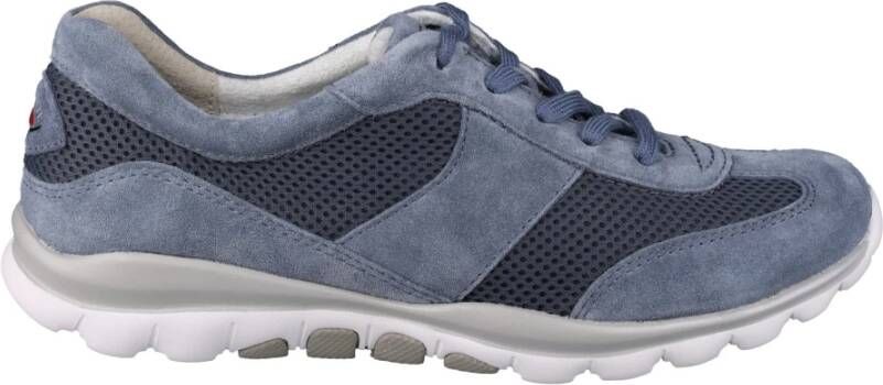 Gabor Blauwe Walking Rolling Sneaker Blue Dames