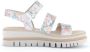Gabor Bloemenprint Platte Sandalen Multicolor Dames - Thumbnail 2